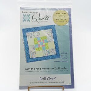 UNCUT Quilt Sewing Patterns, Roll Over Applique NM-101 from Nine Months to Quilt